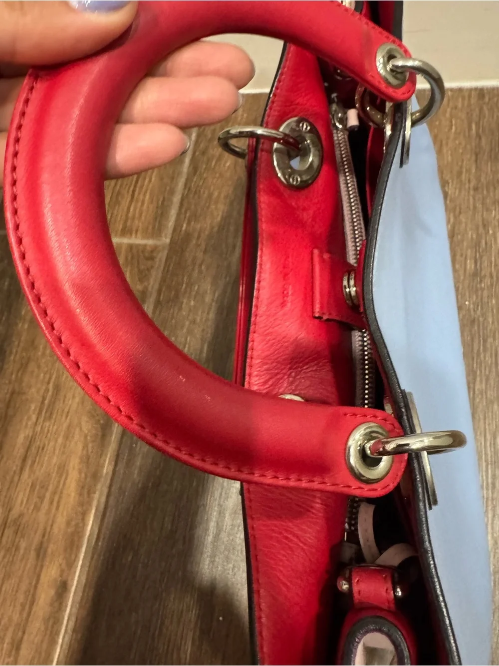 Dior structured satchel